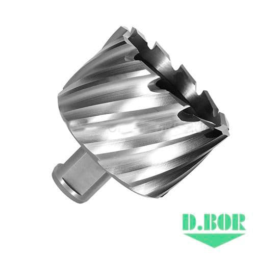 Сверло по металлу, корончатое с хв. Weldon 19 мм (3/4''), HSS-Co, 60,0*30/55 
(арт. 474600102d) "D.BOR"