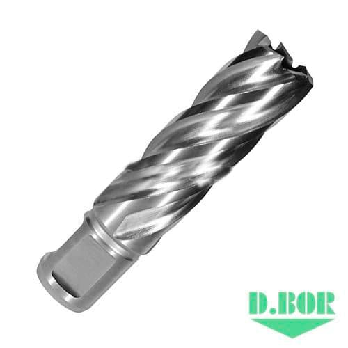 Сверло по металлу, корончатое с хв. Weldon 19 мм (3/4''), HSS-Co, 15,0*55/70 
(арт. 474150202d) "D.BOR"