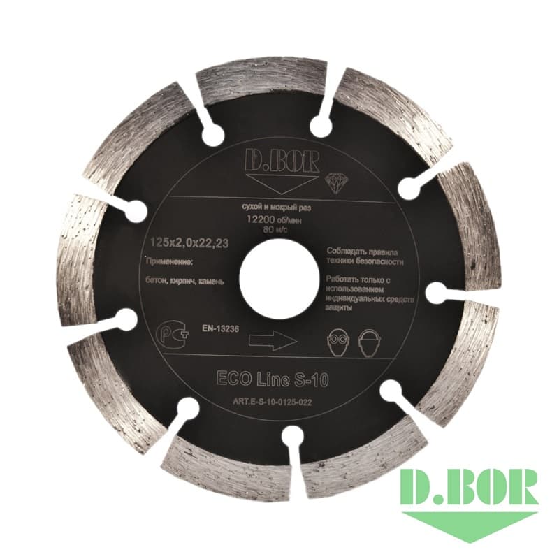 Алмазный диск ECO Line S-10, 350x3,2x25,40 (арт. E-S-10-0350-025) "D.BOR"