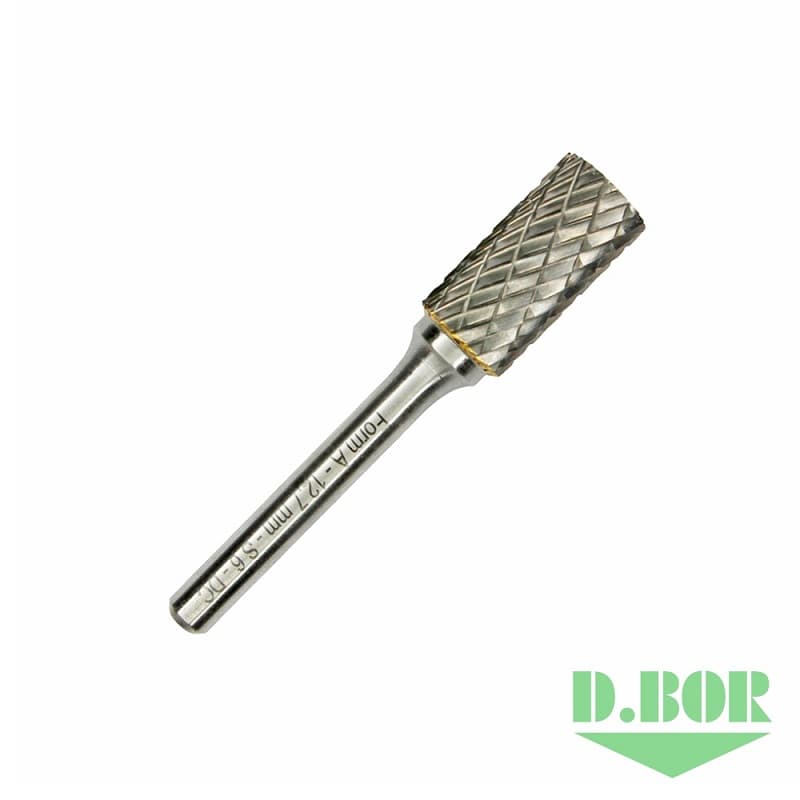 Бор-фреза форма А (цилиндр с гладким торцом) EXTRA 8,0*20,0/65,0 хв. 6 мм, 
(арт. 121921250080) "D.BOR"
