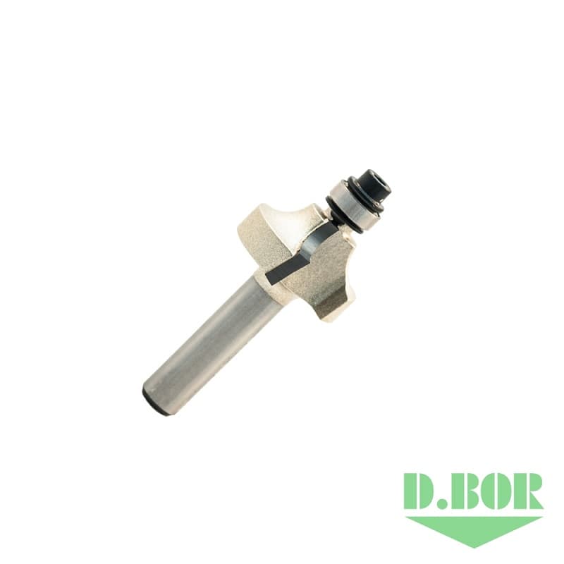 Полукруглая вогнутая фреза (серия 302) 31,7*16,7/48,7 R-9,50 хв. 8 мм., 
(арт. 9r-2017317w2d) "D.BOR"