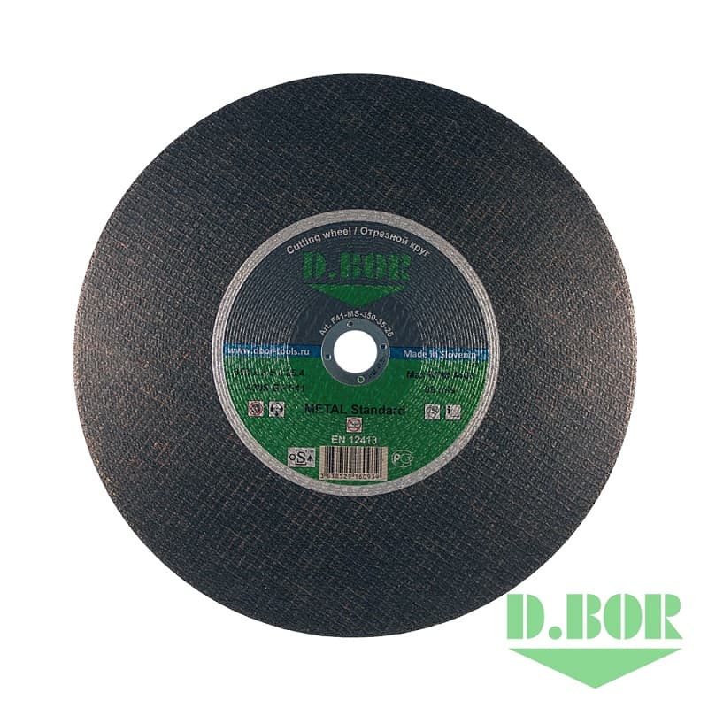 Отрезной диск по металлу METAL Standard A36P-BF, F41, 400x4,0x32,00 
(арт. F41-MS-400-40-32) "D.BOR"