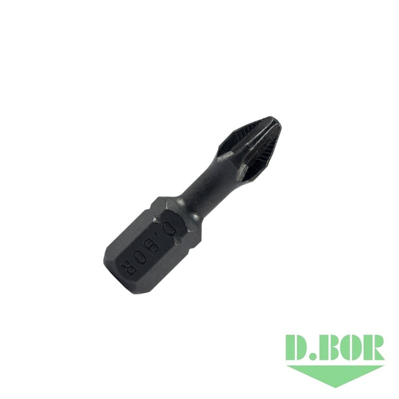 Биты для ударного (импульсного) инструмента IMPACT, Ph 2x25 мм, Torsion, ACR2, C 6,3 
(арт. D-ITA-PH02-025-010) (10 шт.) "D.BOR"