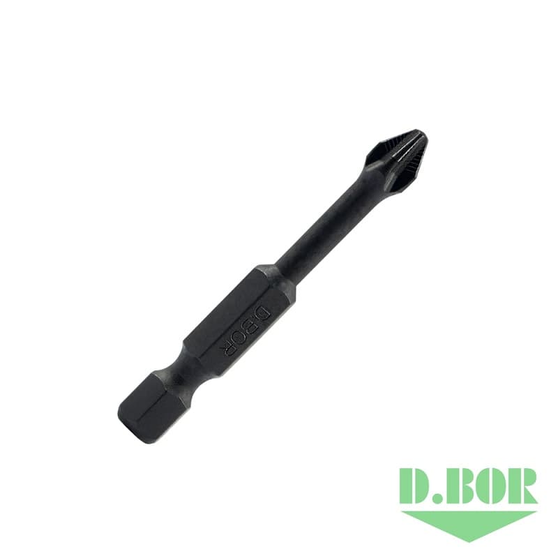 Биты для ударного (импульсного) инструмента IMPACT, Ph 2x50 мм, Torsion, ACR2, E 6,3 
(арт. D-ITA-PH02-050-005) (5 шт.) "D.BOR"