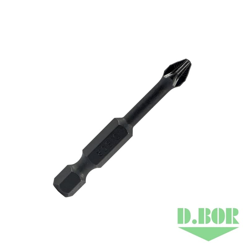 Биты для ударного (импульсного) инструмента IMPACT, Pz 3x50 мм, Torsion, ACR2, E 6,3 
(арт. D-ITA-PZ03-050-005) (5 шт.) "D.BOR"