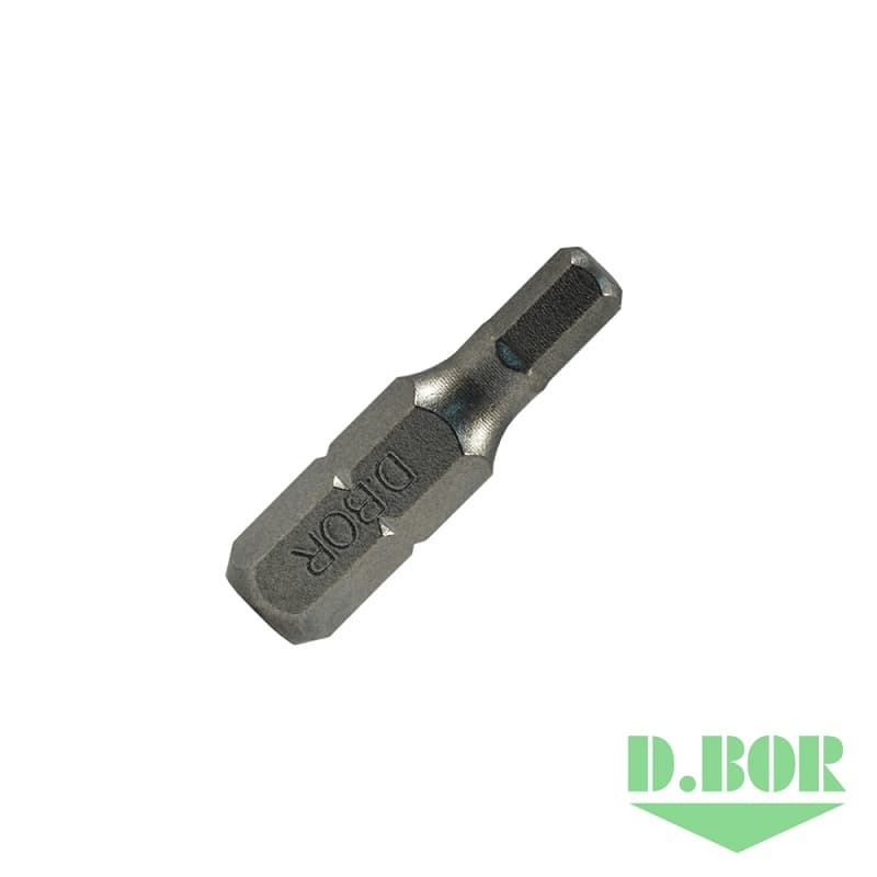 Биты, T 10x25 мм, C 6,3 (арт. D-T10-025-010) (10 шт.) "D.BOR"