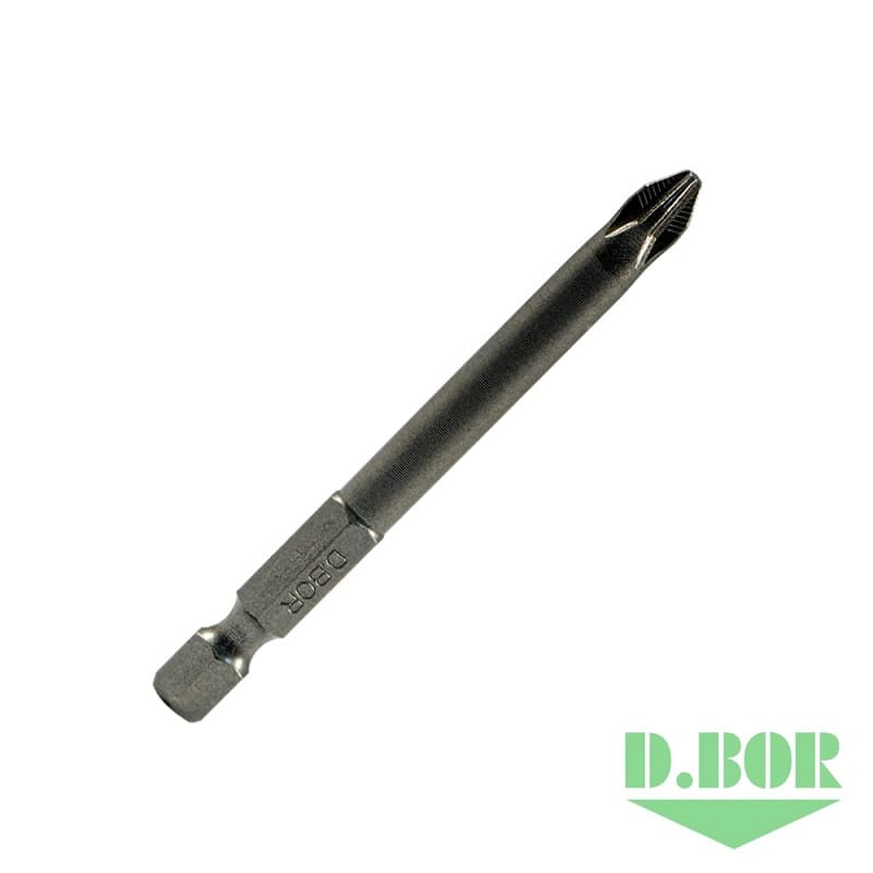 Биты намагниченные MAGNETIC, Pz 2x70 мм, ACR2, E 6,3 
(арт. D-MA-PZ02-070-010) (10 шт.) "D.BOR"