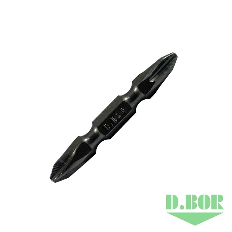 Биты намагниченные двухстор. MAGNETIC, Ph2-Sl5.5 x 60 мм, ACR2, 
(арт. D-MA-P2SL55-060-010) (10 шт.) "D.BOR"