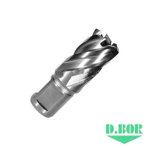 Сверло по металлу, корончатое с хв. Weldon 19 мм (3/4''), HSS-Co, 27,0*30/55 
(арт. 474270102d) "D.BOR"