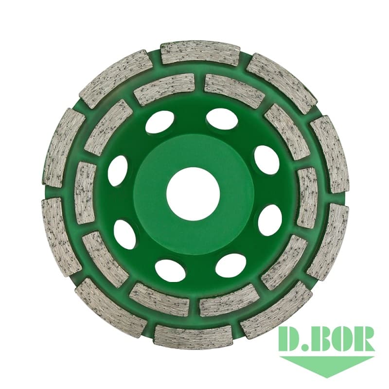 Алмазная шлиф. тарелка, 2-ряд. Standard DW-5, 125x22,23 (арт. S-DW-05-0125-022) "D.BOR"