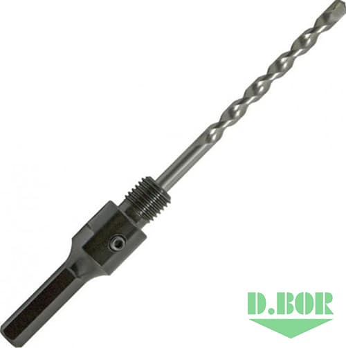 Адаптер М16/HEX KIT, адаптер 90 мм, сверло 8х150 мм, ключ 
(арт. A-HEX-KIT-0090-016) "D.BOR"
