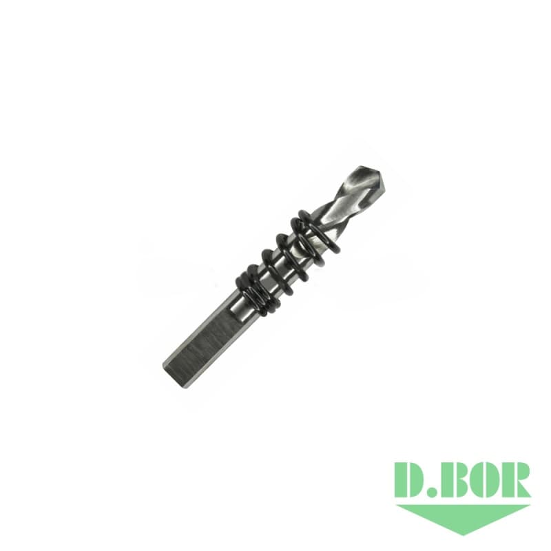 Центр. сверло с пружиной для коронок HM-12 по металлу, HSS 6*48 мм (арт. CDS-HS-6-48) "D.BOR"