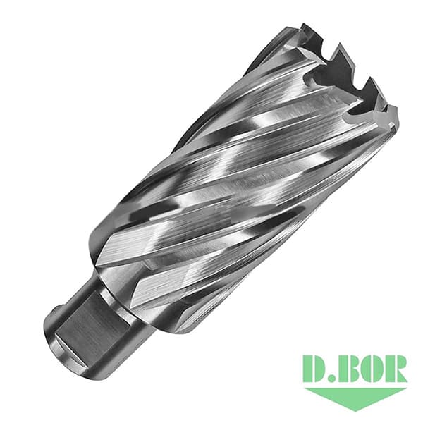 Сверло по металлу корончатое с хв. Weldon 19 мм (3/4''), HSS 31*55/88 
(арт. CD-HSS-055-031-W) "D.BOR"