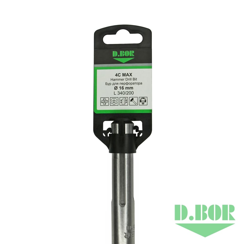 Бур SDS-max 4C MAX 18*860/1000, 4-cutting (арт. 4MD18L1000) "D.BOR"