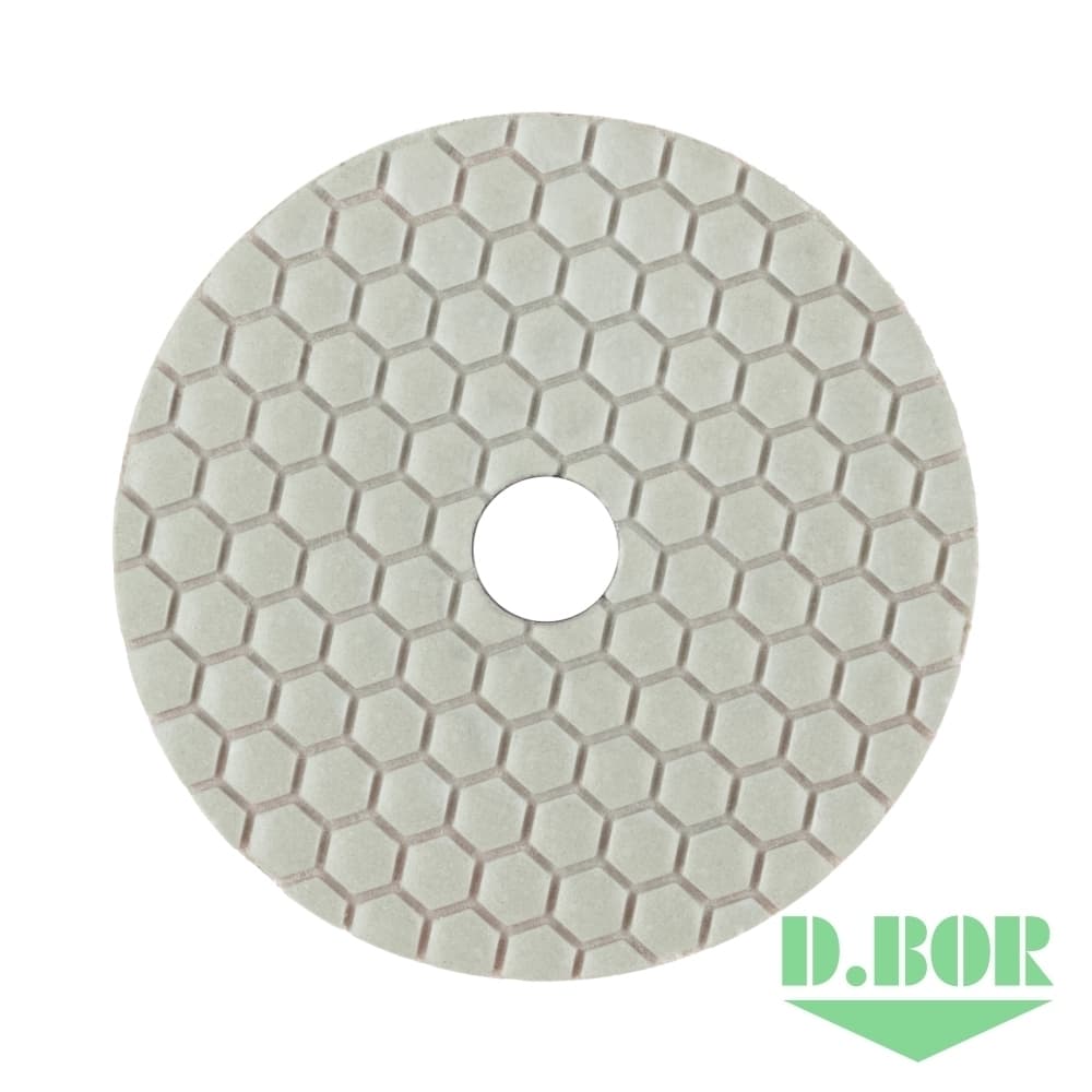 Алмазный гибкий шлифовальный круг STONE-DRY, 100 №400 (арт. S-D-100-0400) "D.BOR"