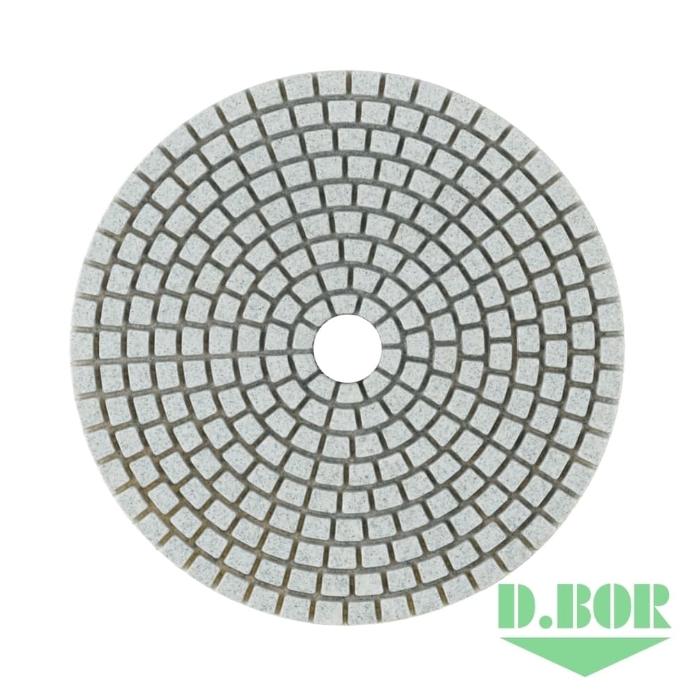 Алмазный гибкий шлифовальный круг STONE-WET+DRY, 100 №100 (арт. S-WD-100-0100) "D.BOR"