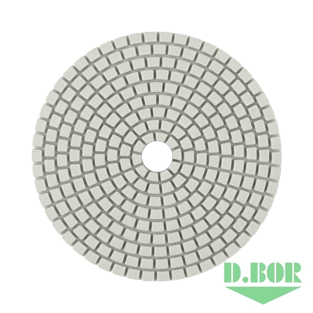 Алмазный гибкий шлифовальный круг STONE-WET+DRY, 100 №1500 (арт. S-WD-100-1500) "D.BOR"