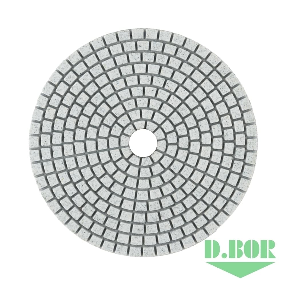 Алмазный гибкий шлифовальный круг STONE-WET+DRY, 100 №50 (арт. S-WD-100-0050) "D.BOR"