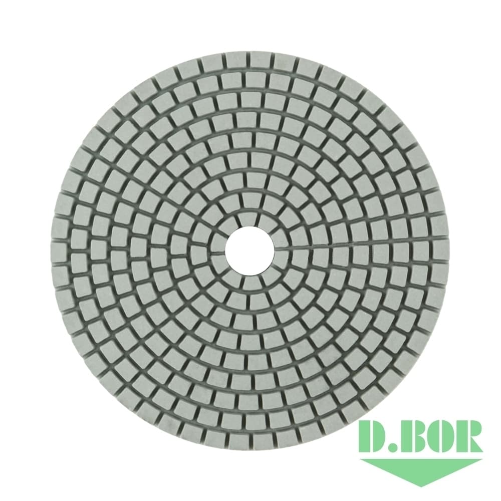 Алмазный гибкий шлифовальный круг STONE-WET+DRY, 100 №800 (арт. S-WD-100-0800) "D.BOR"
