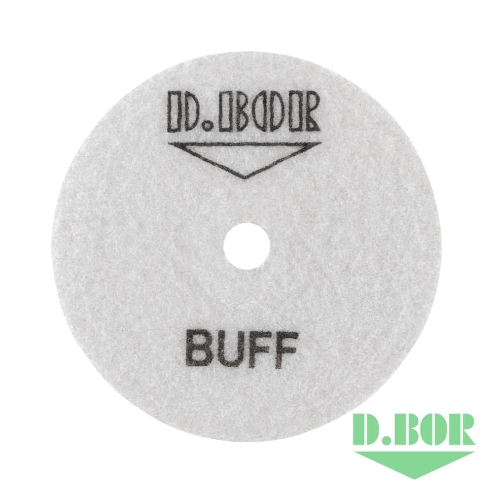 Алмазный гибкий шлифовальный круг STONE-WET+DRY, 100 BUFF (арт. S-WD-100-BUFF) "D.BOR"