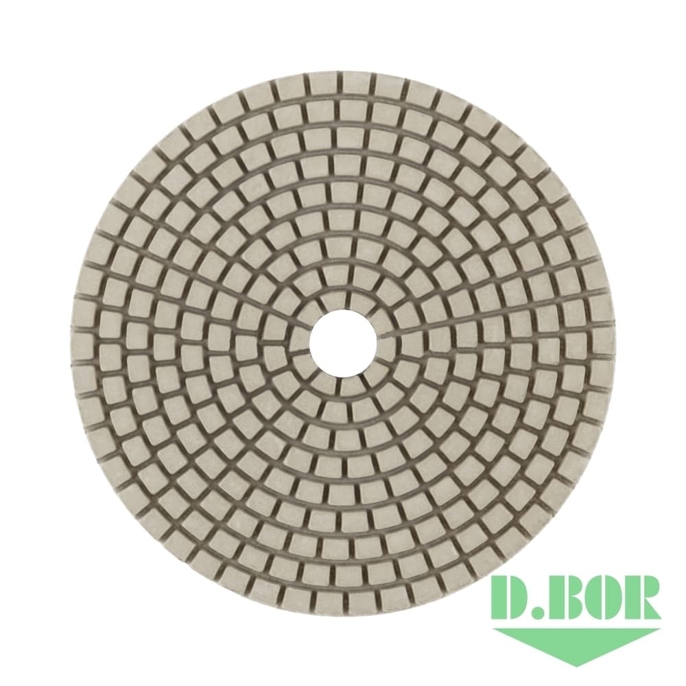 Алмазный гибкий шлифовальный круг STONE-WET+DRY, 100 BUFF (арт. S-WD-100-BUFF) "D.BOR"