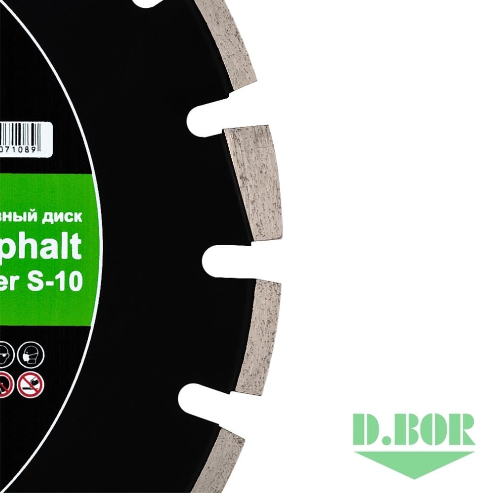 Алмазный диск Asphalt Laser S-10, 400x3,4x30/25,4 (арт. AL-S-10-0400-030) "D.BOR"