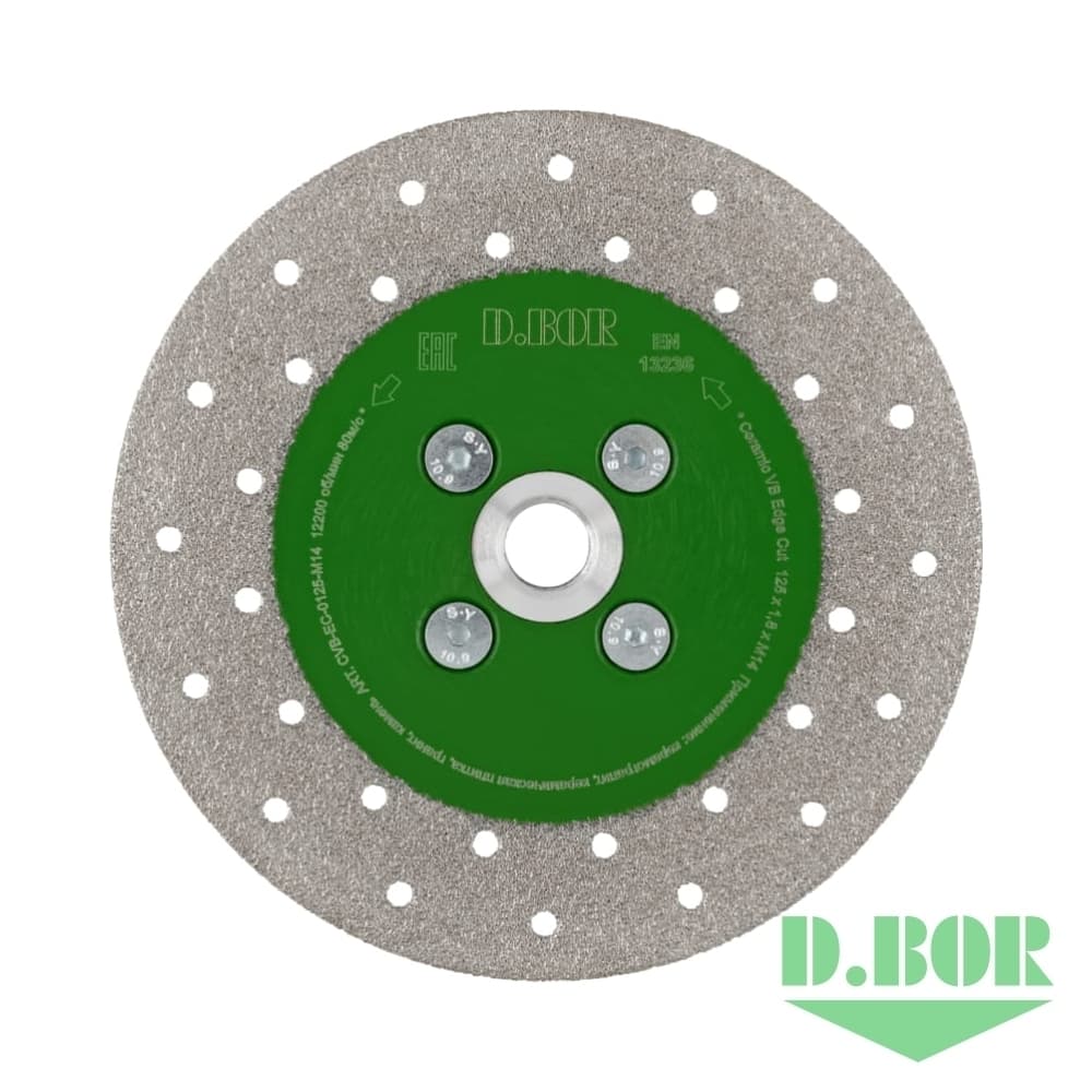 Алмазный диск Ceramic VB Edge Cut, 125x1,8xМ14 (арт. CVB-EC-0125-M14) "D.BOR"