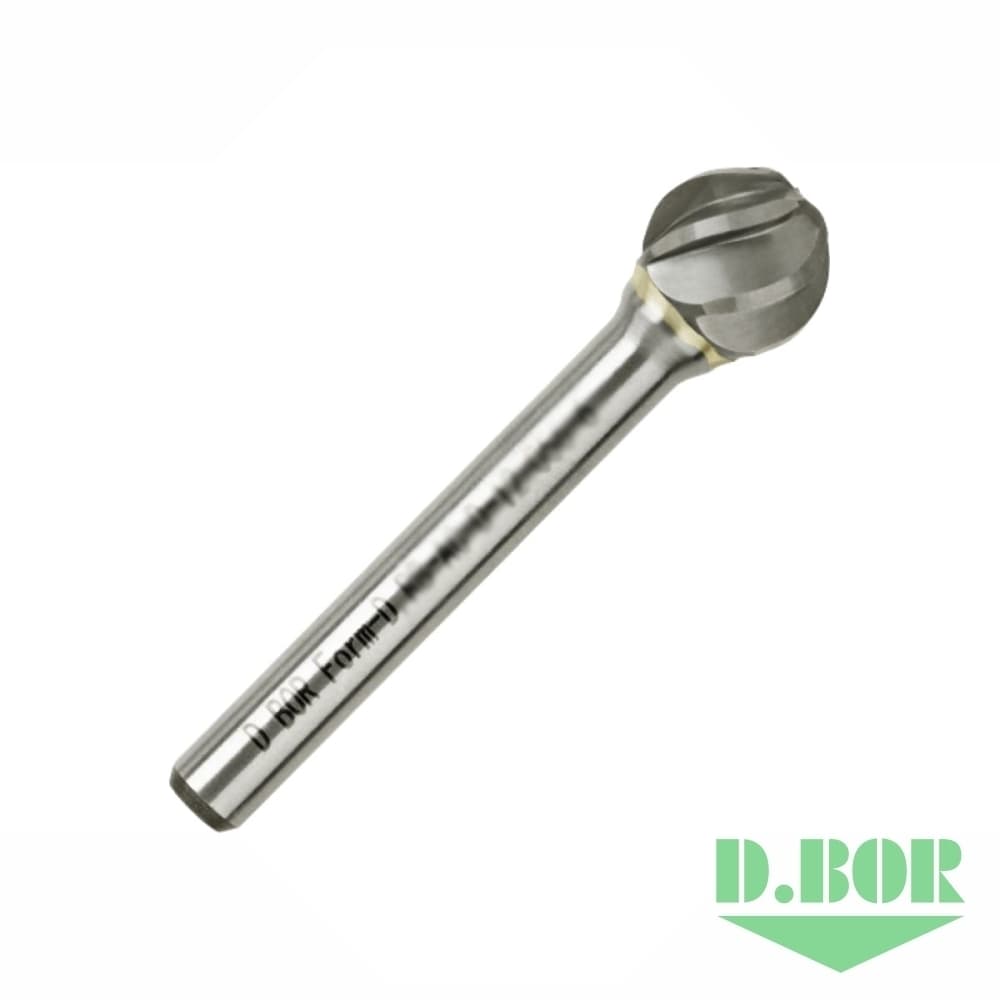 Бор-фреза форма D (сфера) ALU 12*11/56 хв. 6 мм (арт. RB-AC-D-12-056-6) "D.BOR"