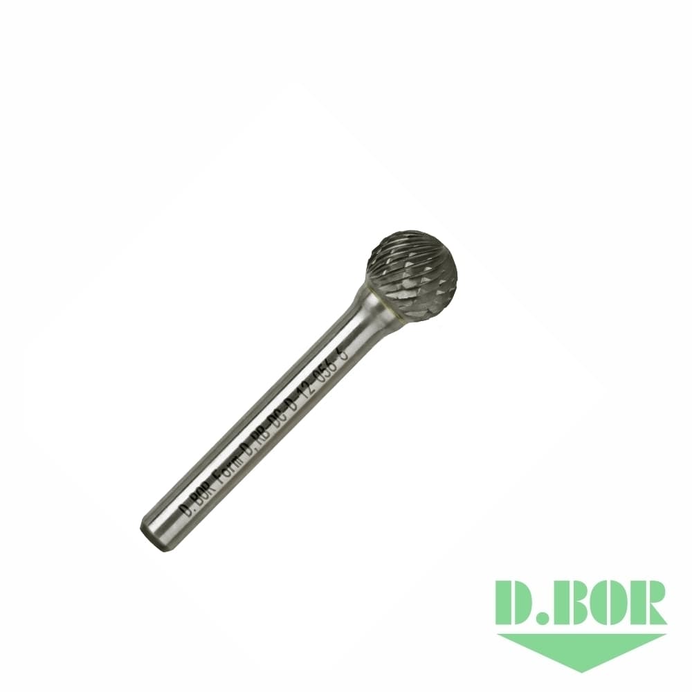 Бор-фреза форма D (сфера) DC 16*14/59 хв. 6 мм (арт. RB-DC-D-16-059-6) "D.BOR"