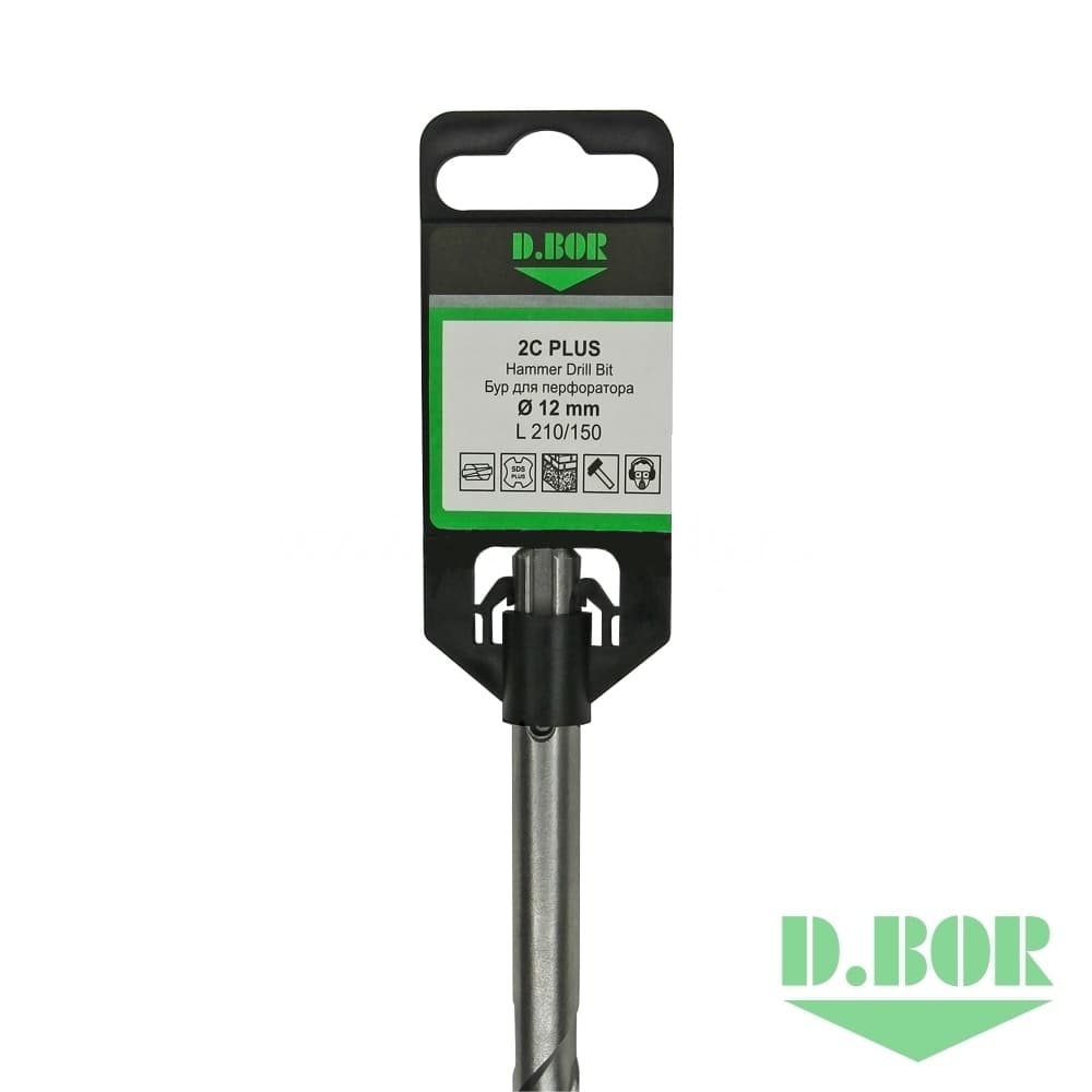 Бур SDS-plus 2C PLUS 12*100/160, 2-cutting (арт. 2PD12L0160) "D.BOR"