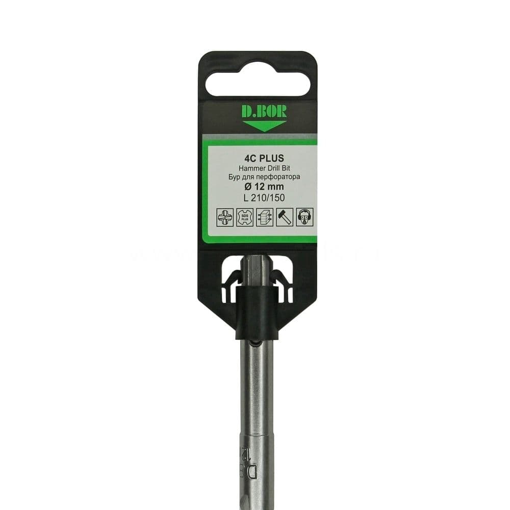 Бур SDS-plus 4C PLUS 12*940/1000, 4-cutting (арт. 4PD12L1000) "D.BOR"