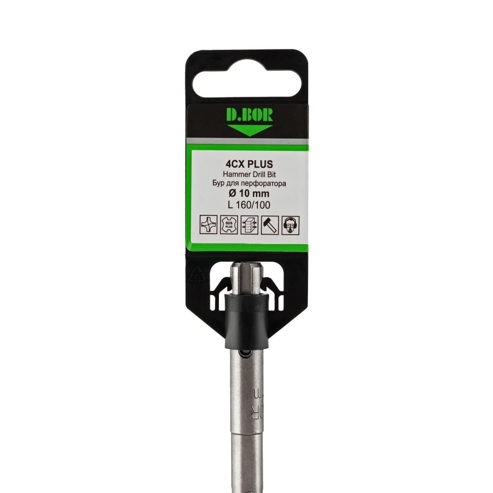 Бур SDS-plus 4CX PLUS 12*250/310, 4-cutting (арт. 4XPD12L0310) "D.BOR"