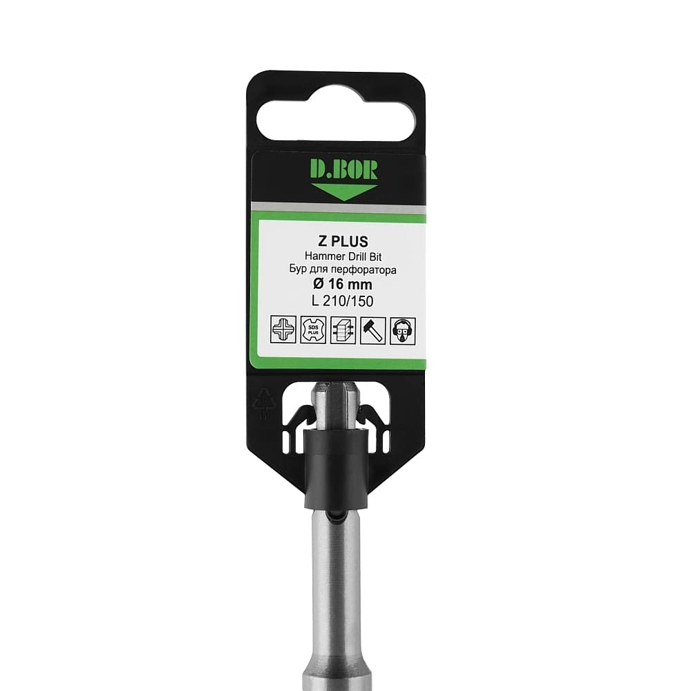 Бур SDS-plus Z PLUS 16*200/260, 4-cutting (арт. 4ZPD16L0260) "D.BOR"