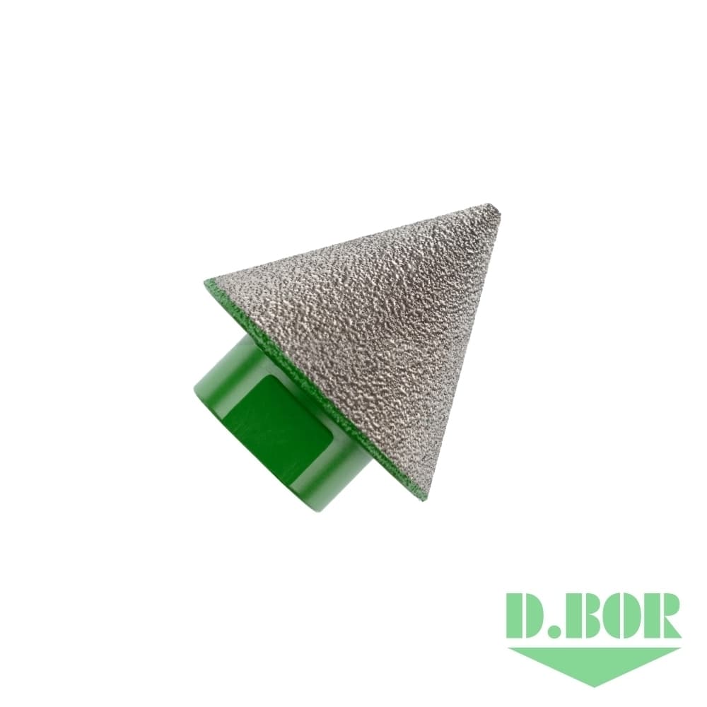 Алмазная фреза (конусная), хв. М14, KERAMOGRANIT-DRY, 2-38 мм (арт. KG-D-DC3-02-38) "D.BOR"