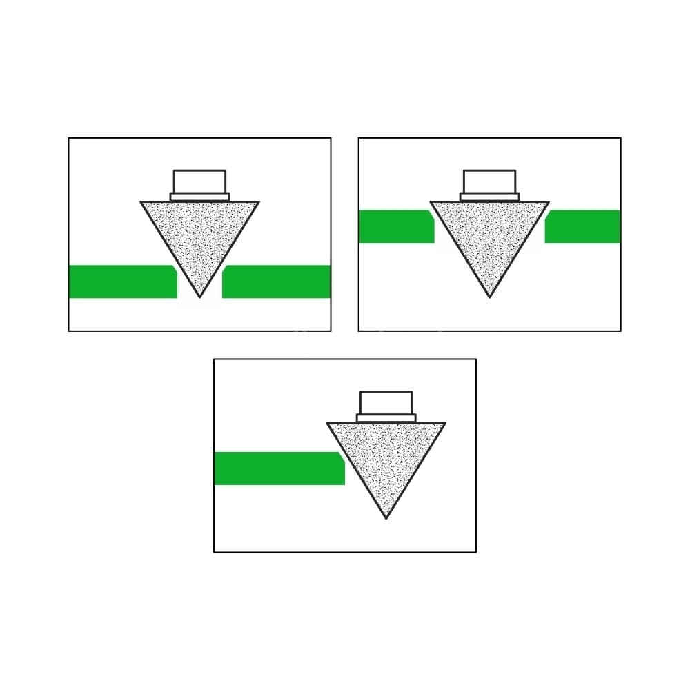 Алмазная фреза (конусная), хв. М14, KERAMOGRANIT-DRY, 2-38 мм (арт. KG-D-DC3-02-38) "D.BOR"