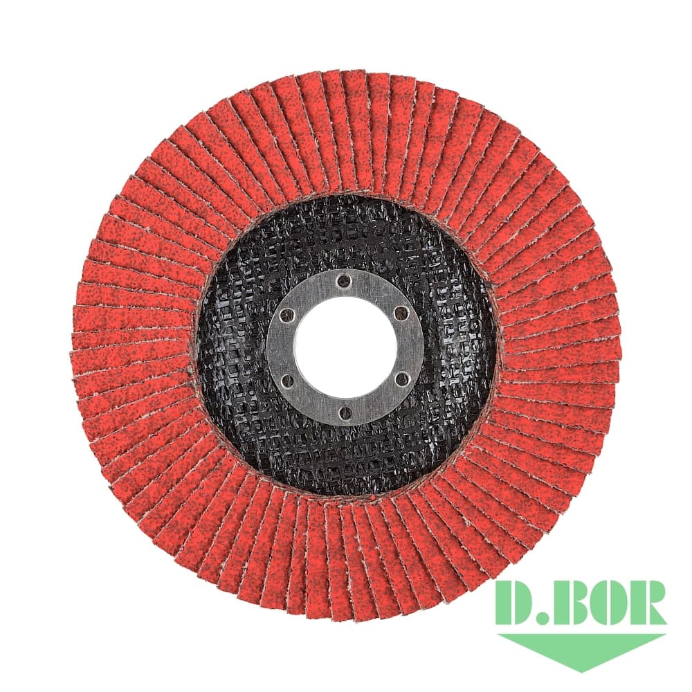 Круг лепестковый торцевой METAL-INOX CR40P, F29, 125х22,23 
(арт. F29-MI-CR-125-040) "D.BOR"