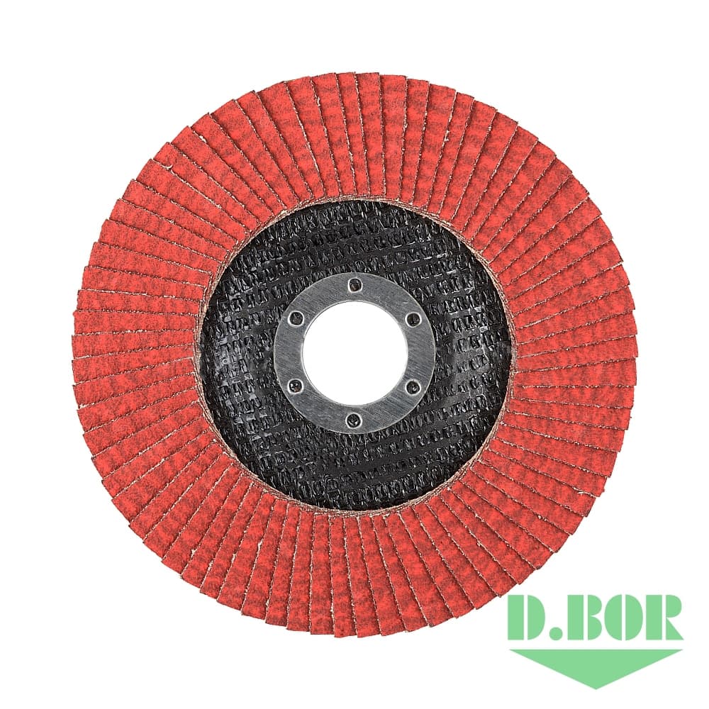 Круг лепестковый торцевой METAL-INOX CR80P, F29, 125х22,23 
(арт. F29-MI-CR-125-080) "D.BOR"