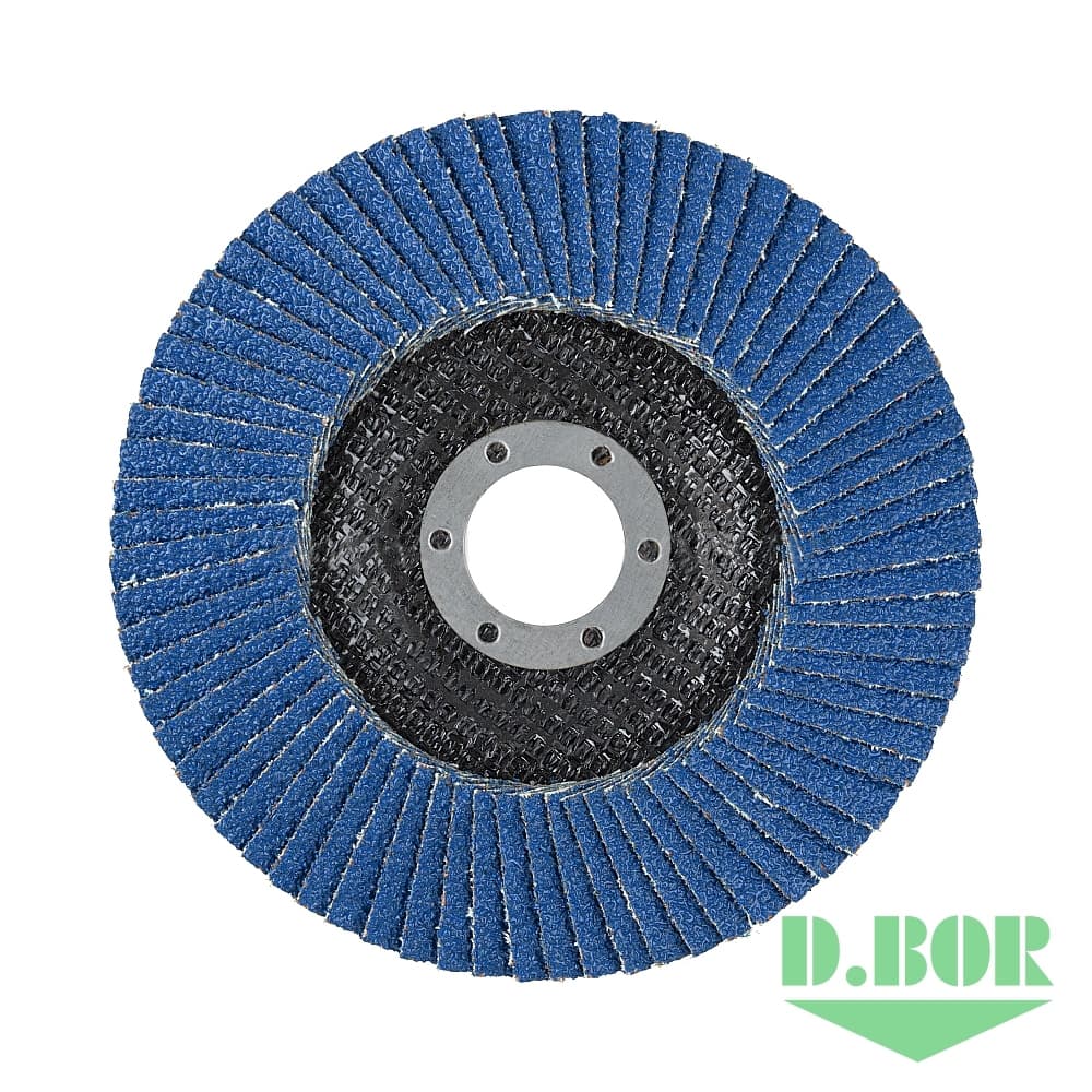 Круг лепестковый торцевой METAL-INOX ZR40P, F29, 125х22,23 
(арт. F29-MI-ZR-125-040) "D.BOR"