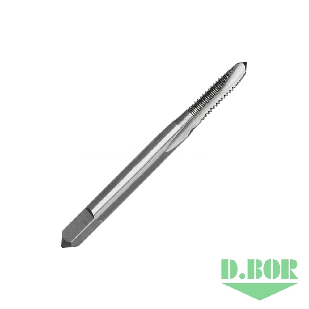 Короткий машинный метчик DIN 352 Form-B HSS-G, M3x0,50 (арт. TCT-300-030-050) "D.BOR"