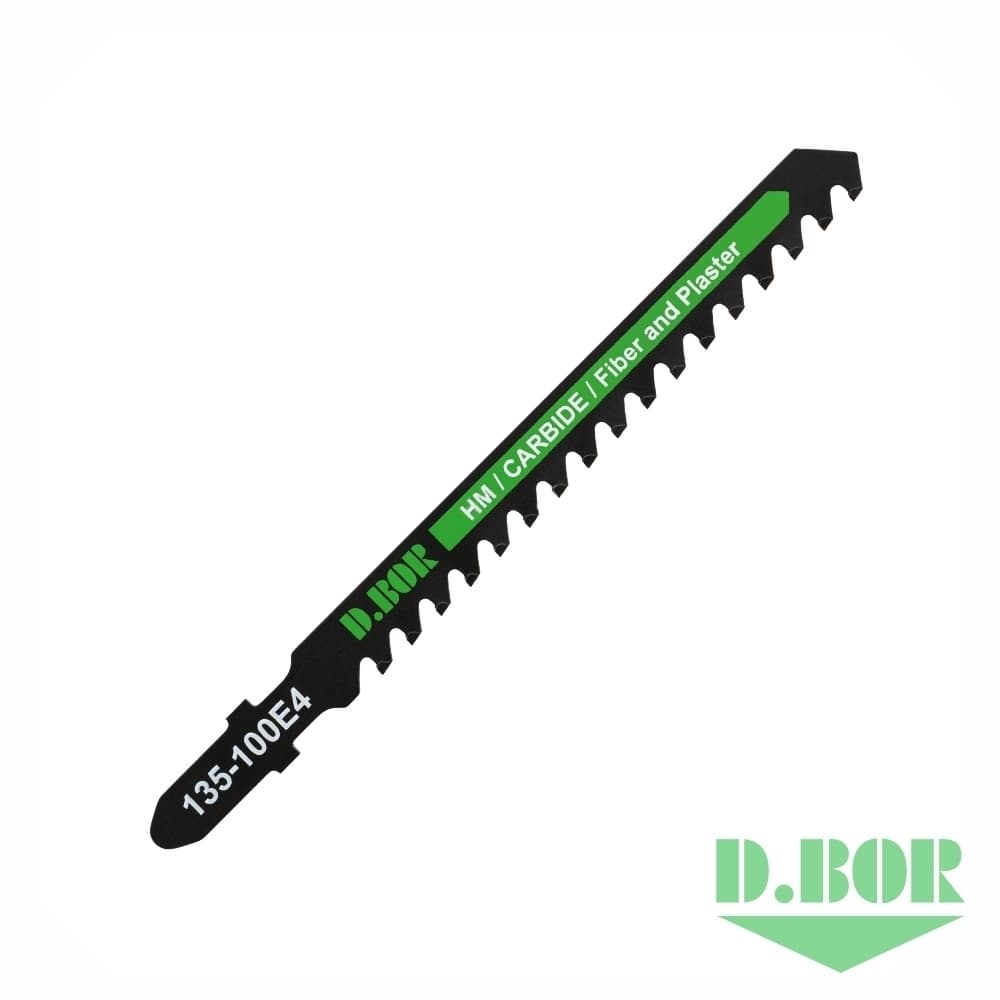 Пилка по абразивному материалу 75/100*4 мм HM / CARBIDE / Fiber and Plaster 
(T141HM) (арт. 135-100E4-01) (1 шт.) "D.BOR"