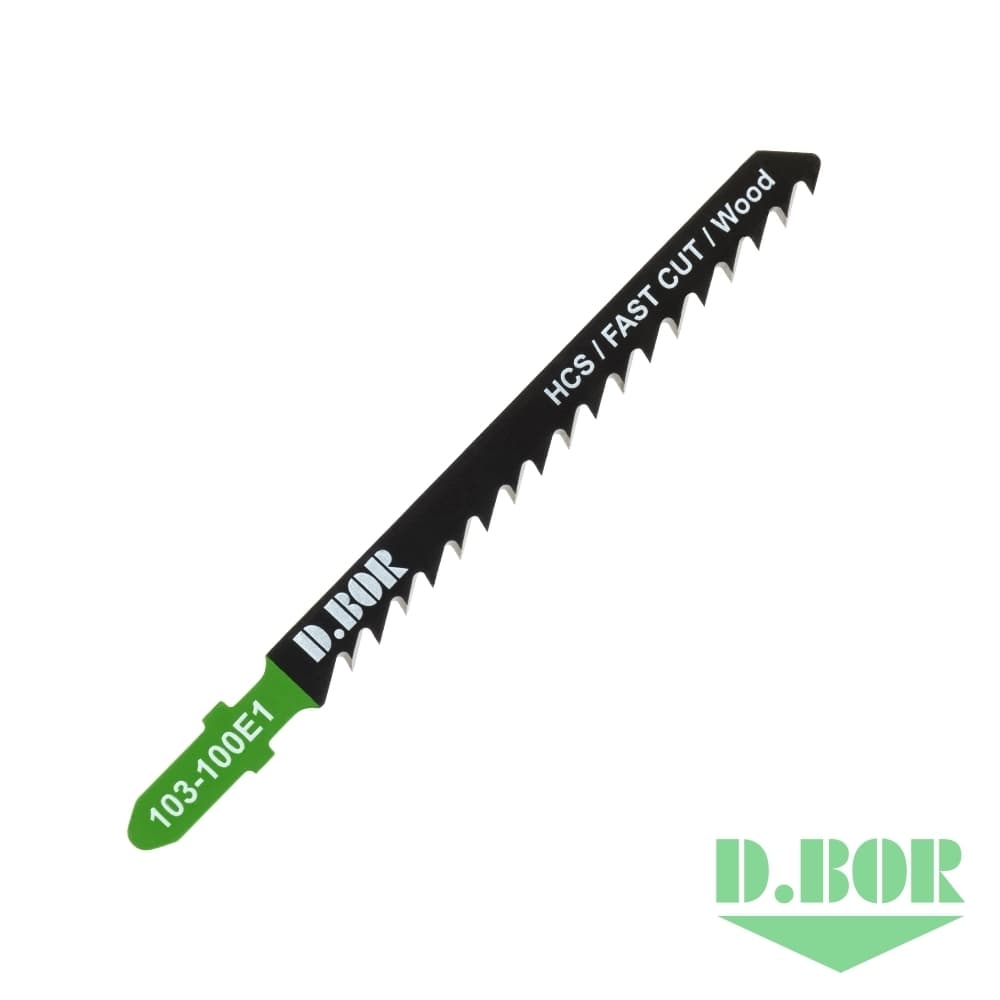 Пилки по дереву 75/100*4 мм HCS / FAST CUT / Wood (T144D/3104) 
(арт. 103-100E1-02) (2 шт.) "D.BOR"