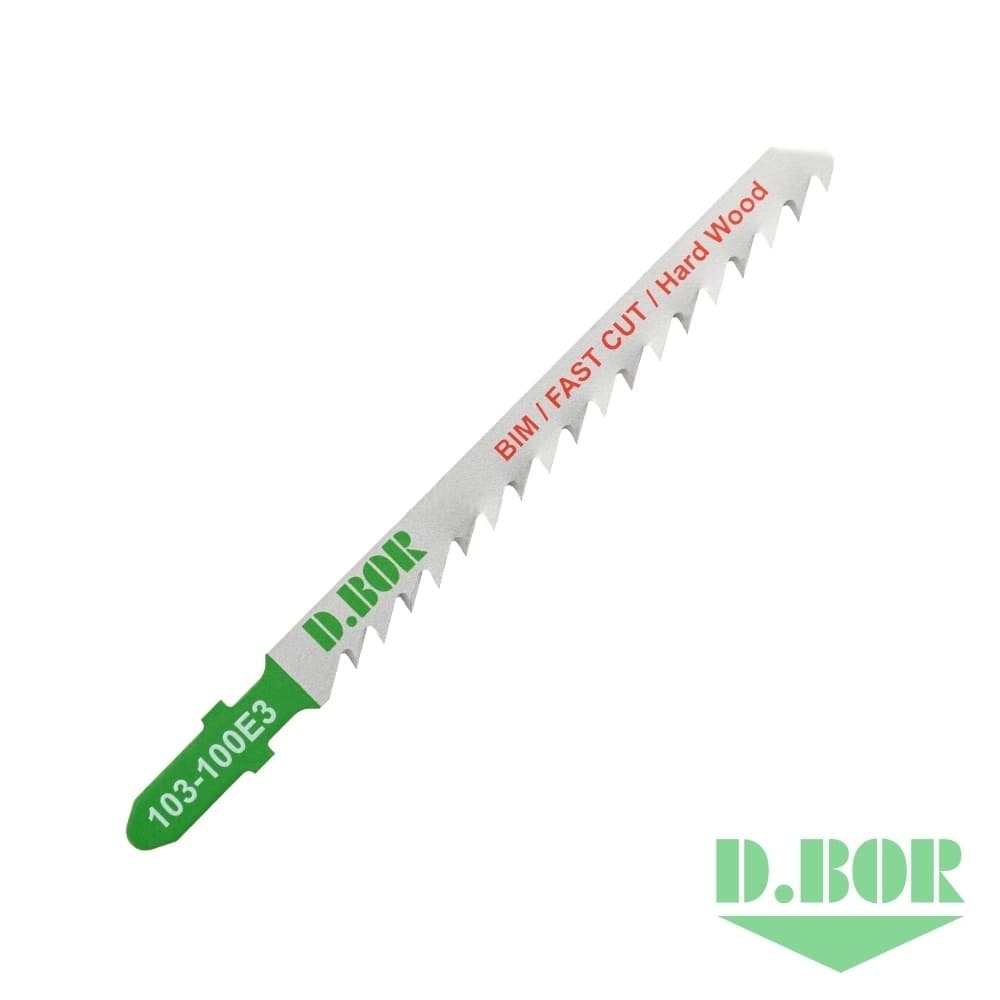 Пилки по дереву 75/100*4 мм BIM / FAST CUT / Hard Wood (T144DF/3104-F) 
(арт. 103-100E3-02) (2 шт.) "D.BOR"