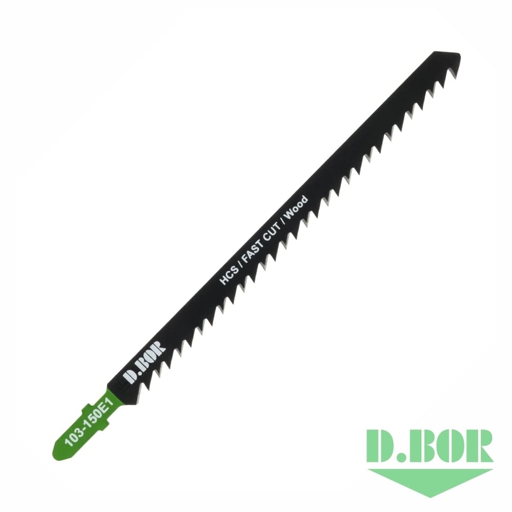 Пилки по дереву 125/150*4 мм HCS / FAST CUT / Wood (T344D/3104-XL) 
(арт. 103-150E1-02) (2 шт.) "D.BOR"