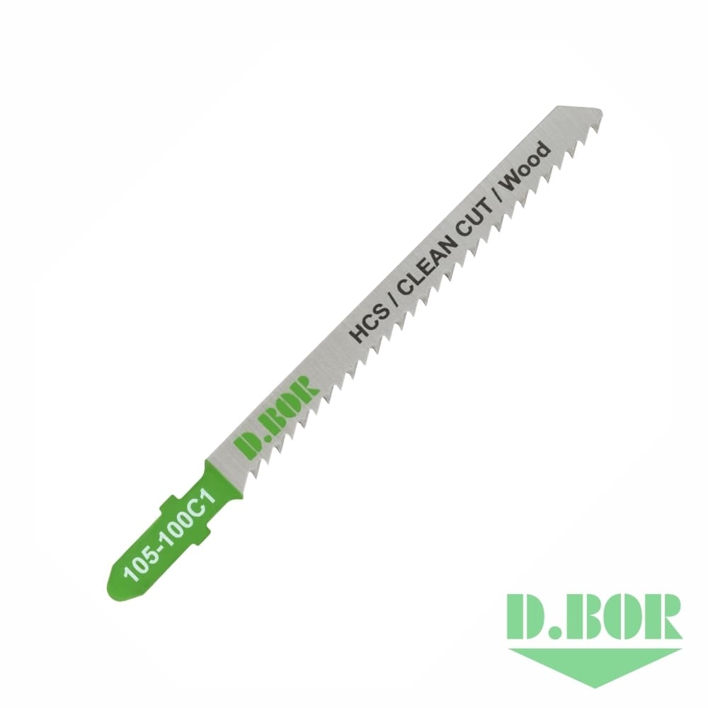 Пилки по дереву 75/100*2,5 мм HCS / CLEAN CUT / Wood (T101B/3101) 
(арт. 105-100C1-02) (2 шт.) "D.BOR"