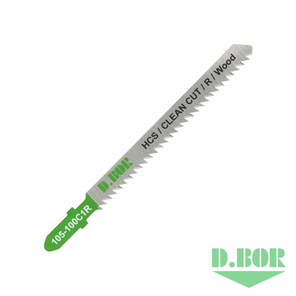 Пилки по дереву 75/100*2,5 мм HCS / CLEAN CUT / R / Wood (T101BR/3102) 
(арт. 105-100C1R-05) (5 шт.) "D.BOR"