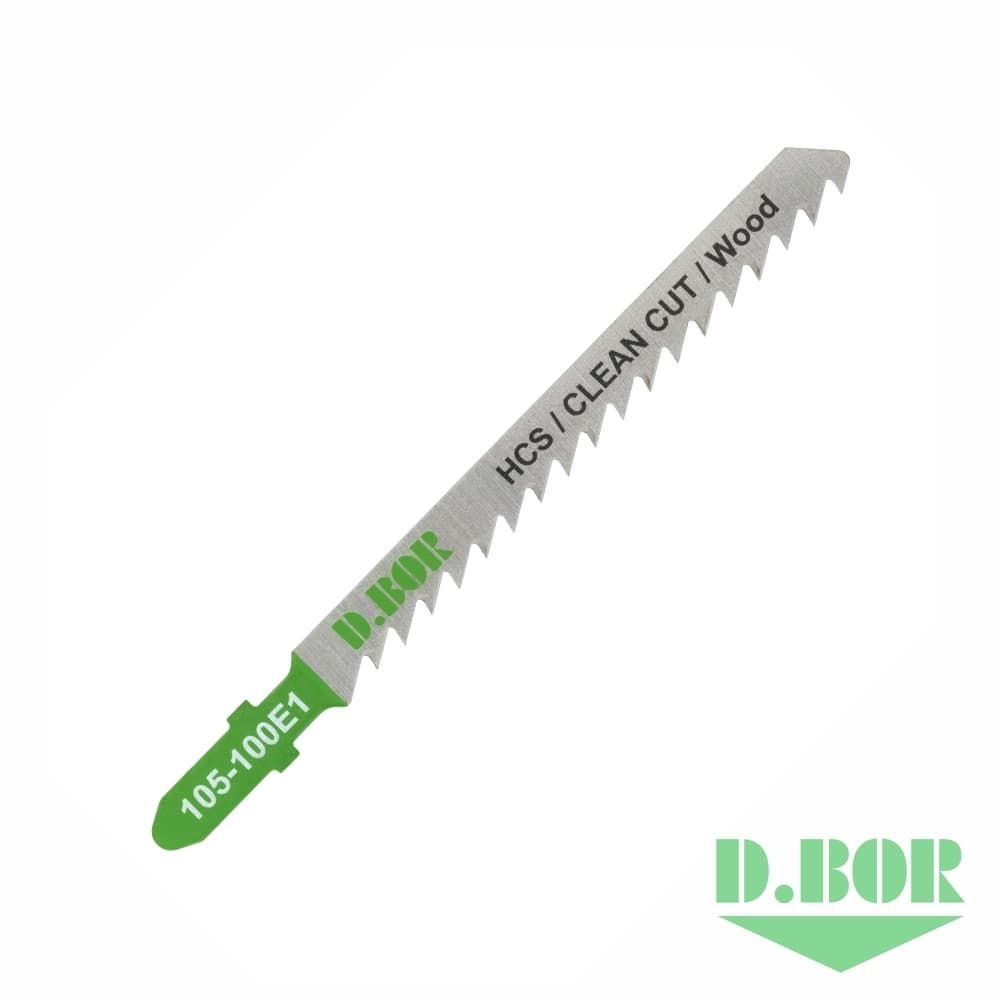 Пилки по дереву 75/100*4 мм HCS / CLEAN CUT / Wood (T101D/3103) 
(арт. 105-100E1-02) (2 шт.) "D.BOR"