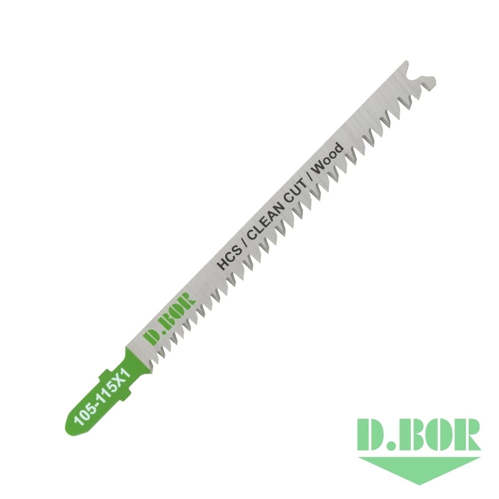 Пилки по дереву 90/115*2-3 мм HCS / CLEAN CUT / Wood (T234X/3180) 
(арт. 105-115X1-02) (2 шт.) "D.BOR"