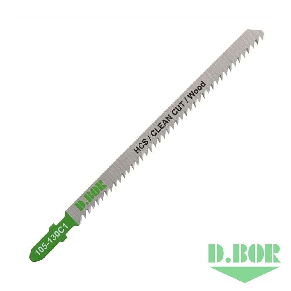 Пилки по дереву 105/130*2,5 мм HCS / CLEAN CUT / Wood (3101-L) 
(арт. 105-130C1-02) (2 шт.) "D.BOR"