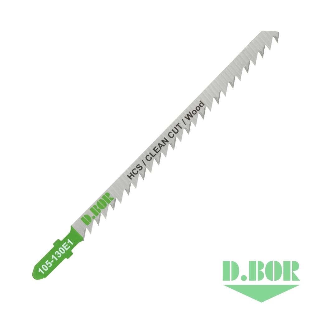 Пилки по дереву 105/130*4 мм HCS / CLEAN CUT / Wood (T301DL/3103-L) 
(арт. 105-130E1-02) (2 шт.) "D.BOR"
