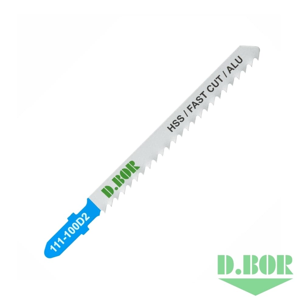Пилки по металлу 75/100*3 мм HSS / FAST CUT / ALU (T127D/3118) 
(арт. 111-100D2-02) (2 шт.) "D.BOR"